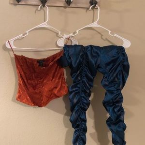 Super cute corset and pants!